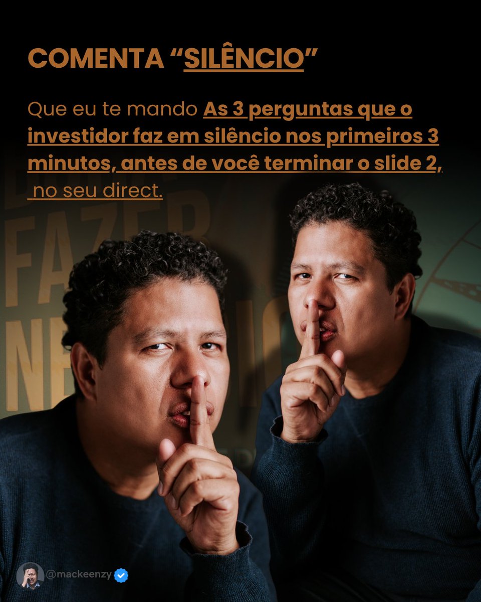 Mackeenzy's tweet photo. Você não perdeu a rodada por falta de preparo.
Perdeu porque preparou a resposta errada.
#pitchperfeito #fundraising #fundadores #investidoranjo #edsonmackeenzy https://t.co/KSST69jsEA