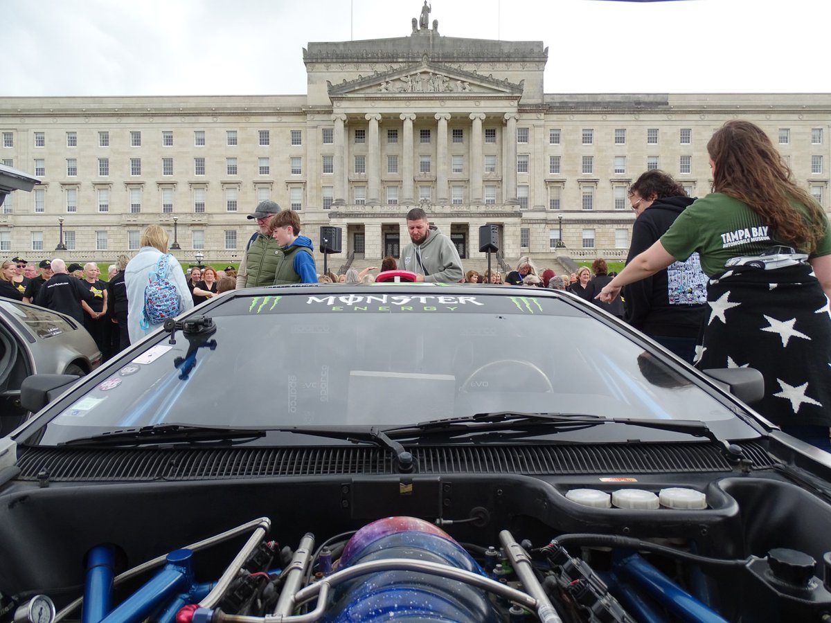 StripeyMiata's tweet photo. DeLoreans of Stormont #DeLorean #EuroFest #DeLoreanRevival #ShotOnSony https://t.co/ZgxS9jvWFK