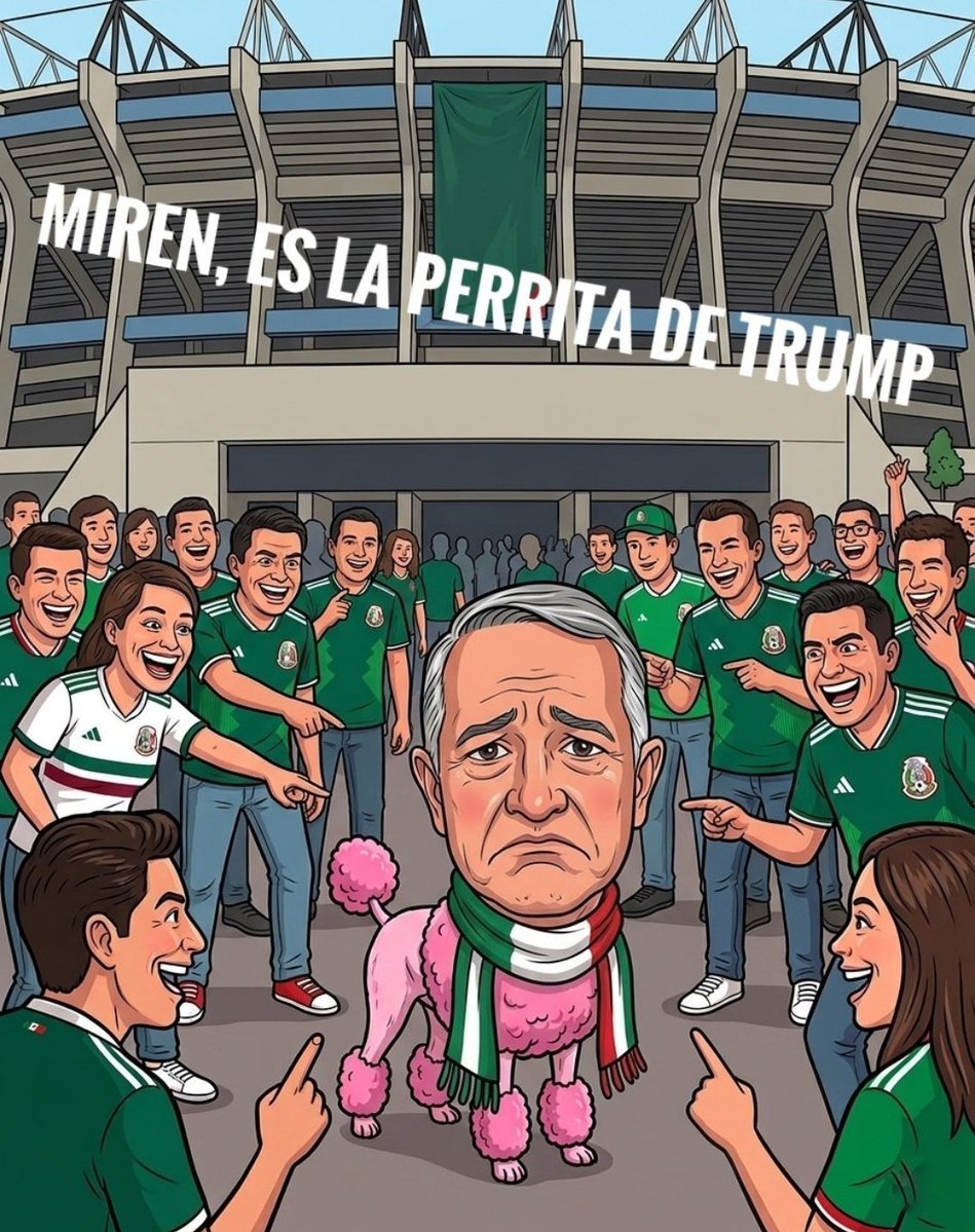 JacquelineRamr1's tweet photo. #LaPerritaDeTrump 
Han salido muy buenos memes, debería de haber un concurso que TVAzteca publique las bases.! https://t.co/HkXMnzdYEP