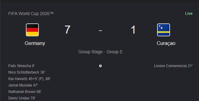 Dejanbtw's tweet photo. germany against small teams https://t.co/Z1jC7sxa2t