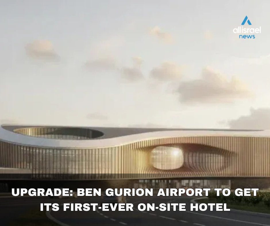 all_israel_news's tweet photo. “This is a unique project on a global scale... The new hotel will place Ben Gurion Airport at an entirely new standard of comfort, quality and luxury for passengers and visitors at Israel’s main gateway.”

Huge news for travelers! Israel's primary international gateway, Ben Gurion Airport, is officially getting its first-ever on-site hotel.

Approved by the National Licensing Authority, the new 5-star hotel by Brown Hotels (Israel Canada Group) will be constructed right next to Terminal 3. Designed to elevate the travel experience for overnight layovers and early flights, the 7-story, 260-room complex will feature a rooftop viewing area directly overlooking the runways, a pool, spa, shared workspaces, and even in-hotel flight check-in services.

Slated to open in the fall of 2031, this groundbreaking project marks a massive upgrade to Israel’s expanding aviation infrastructure.