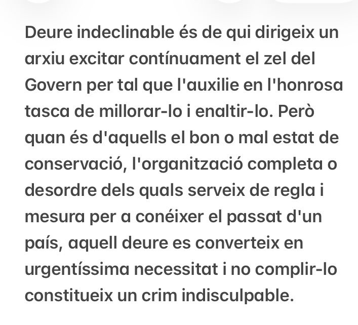 joallorc's tweet photo. Miguel Velasco Santos, primer arxiver facultatiu de l’Arxiu del Regne de València, va escriure per a memòria de l’esdevenidor que no atendre les necessitats de l’arxiu era un “crim indisculpable”.

Amb les seues paraules posem el colofó a la #SIA2026

✍️ 1862 https://t.co/SQmzb5JEW7