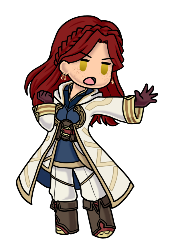 PhoeCreative's tweet photo. Another recently completed comm. I've offered FEH-style chibis for forever, but I finally got to doodle a proper summoner OC! (I forgot how detailed the summoner coat was - that was hard >_>) https://t.co/bHfE6JlebU