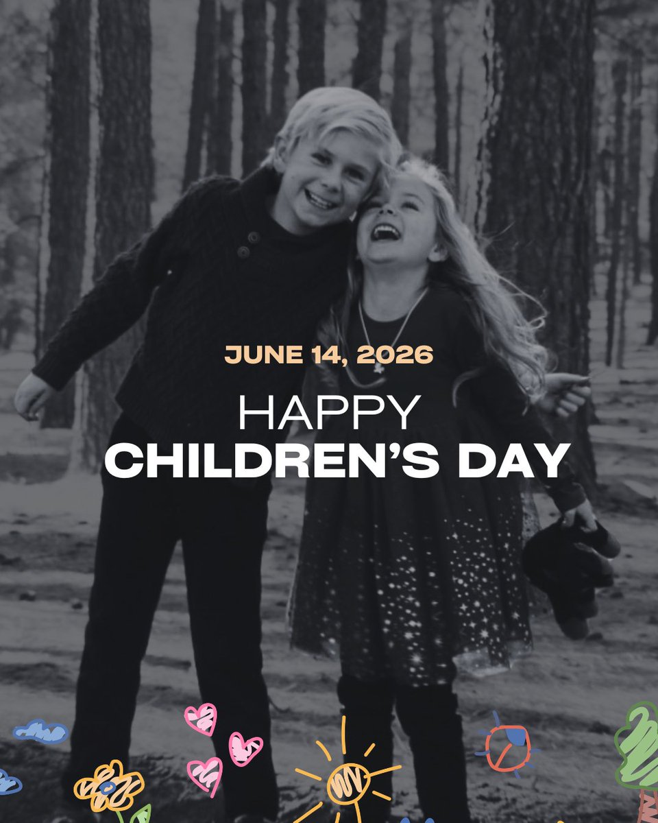 ScottDMacIntyre's tweet photo. Celebrating my children, Christian and Stella, today.
Happy Children's Day to every child who brings joy to the lives around them.
#ScottMacintyre #NationalChildrensDay #Family https://t.co/RQasK9STk3