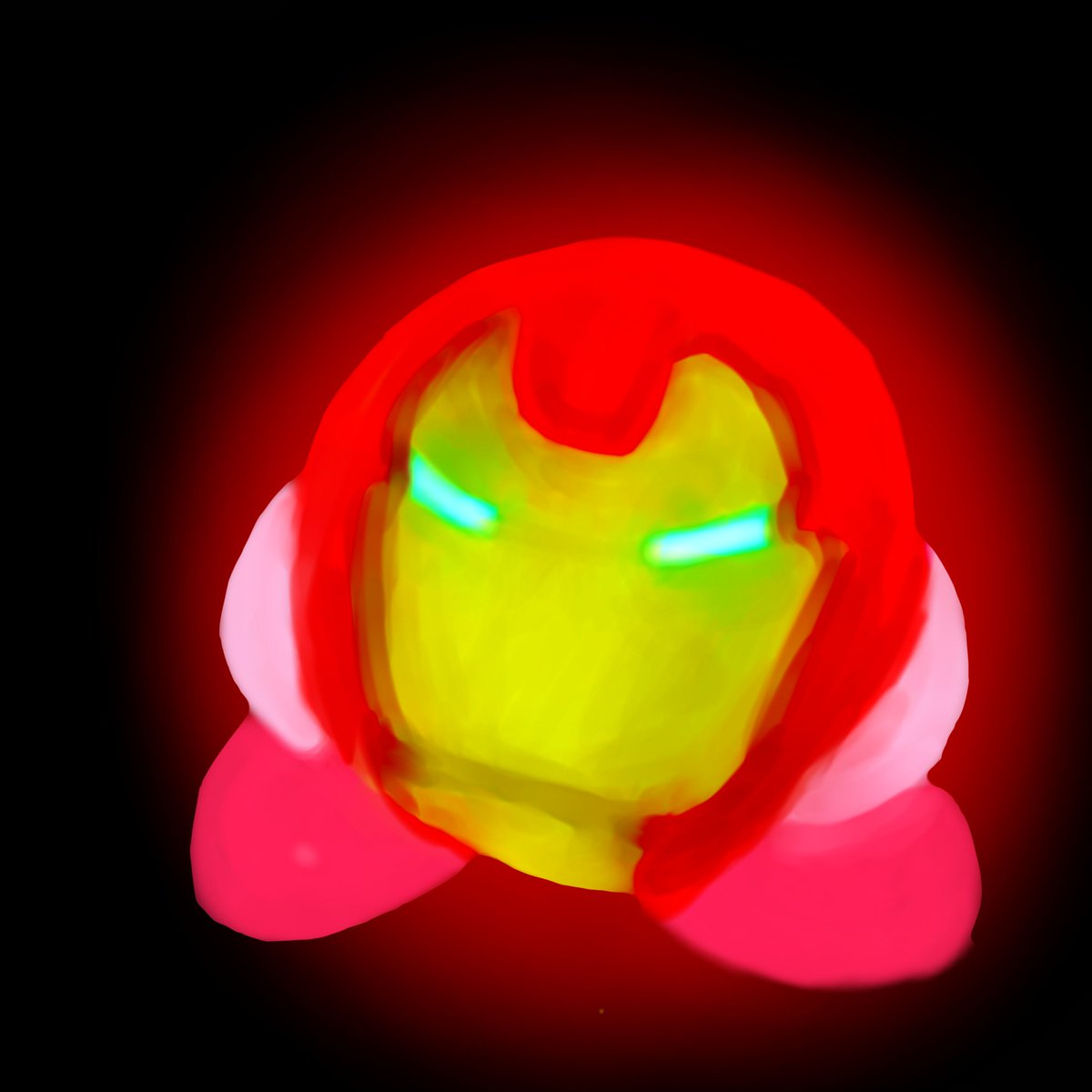 Bandana_Angel's tweet photo. アベンジャーズコピーのカービィ https://t.co/73cUGmCSWt