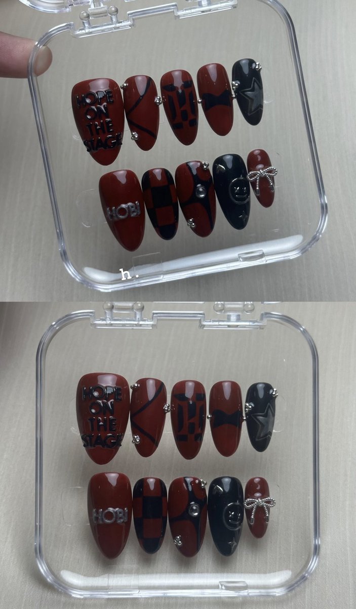 hen_painted's tweet photo. Press on nails by hen_painted ✨

#jhope #sweetdreamspressonnails #jhopepressonnails https://t.co/WWhE32SZhf