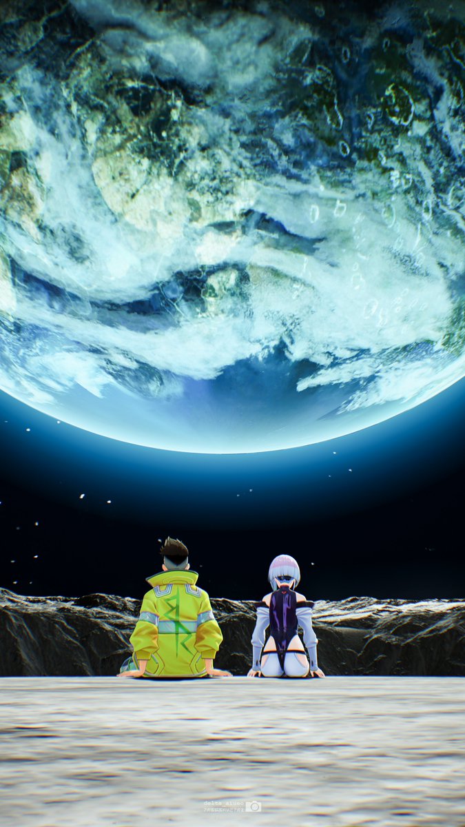 DeltaAiueoGames's tweet photo. You didn't take me to the moon, but you were there with me.

#WutheringWaves  #WuWaVisuals
#サイバーパンクエッジランナーズ https://t.co/0Z86nb6tzb