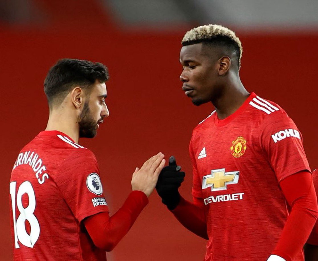 UTDAlex8's tweet photo. 🚨Bruno Fernandes on the former teammate he wishes he could have played with for longer:

“Without any doubt, I’d pick Paul Pogba. I remember my first day at Manchester United when Pogba approached me with a notebook. He asked me, ‘Where do you want to live? How much do you want to pay? A house or an apartment?’

I picked three places and he said, ‘Okay, tomorrow we’ll visit them.’

Pogba is that kind of person. He’s a top player and someone everyone wants to share a dressing room with. I really wish I could have played alongside him for longer.”