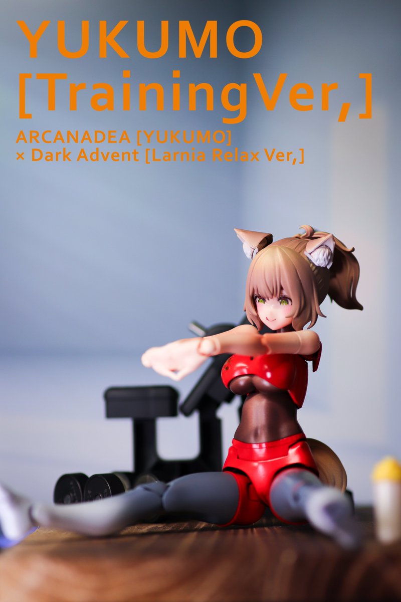 ef_moma's tweet photo. アルカナディア×ダークアドヴェント
ユクモ【トレーニングver,】

ぱわーあっぷの為、
ネットで見た情報からトレーニングに励むユクモちゃんを作りました！

#アルカナディア
#ダークアドヴェント https://t.co/rxAnmT5Uju