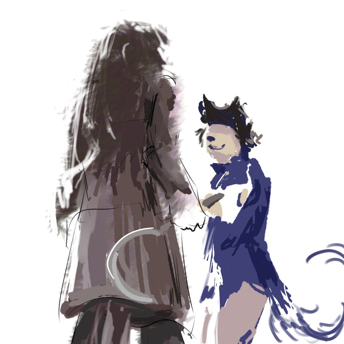 Monarko11's tweet photo. more furry anatomy and isabeau https://t.co/nsBI3Da7Ja