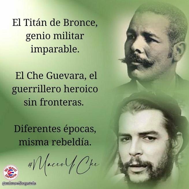 odalysvaldiviae's tweet photo. Homenaje a #MaceoYChe https://t.co/U0xDSTJHbX