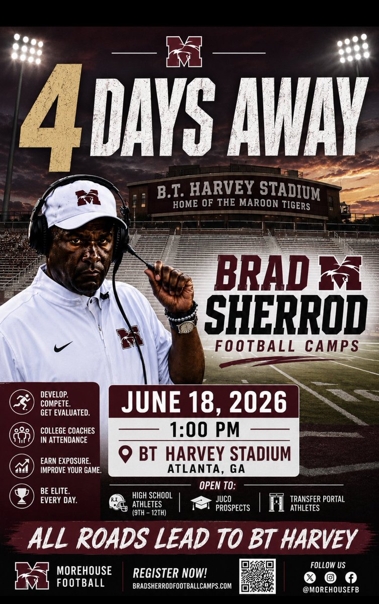 MorehouseFB's tweet photo. It's almost go time! https://t.co/zyniqIEJZw