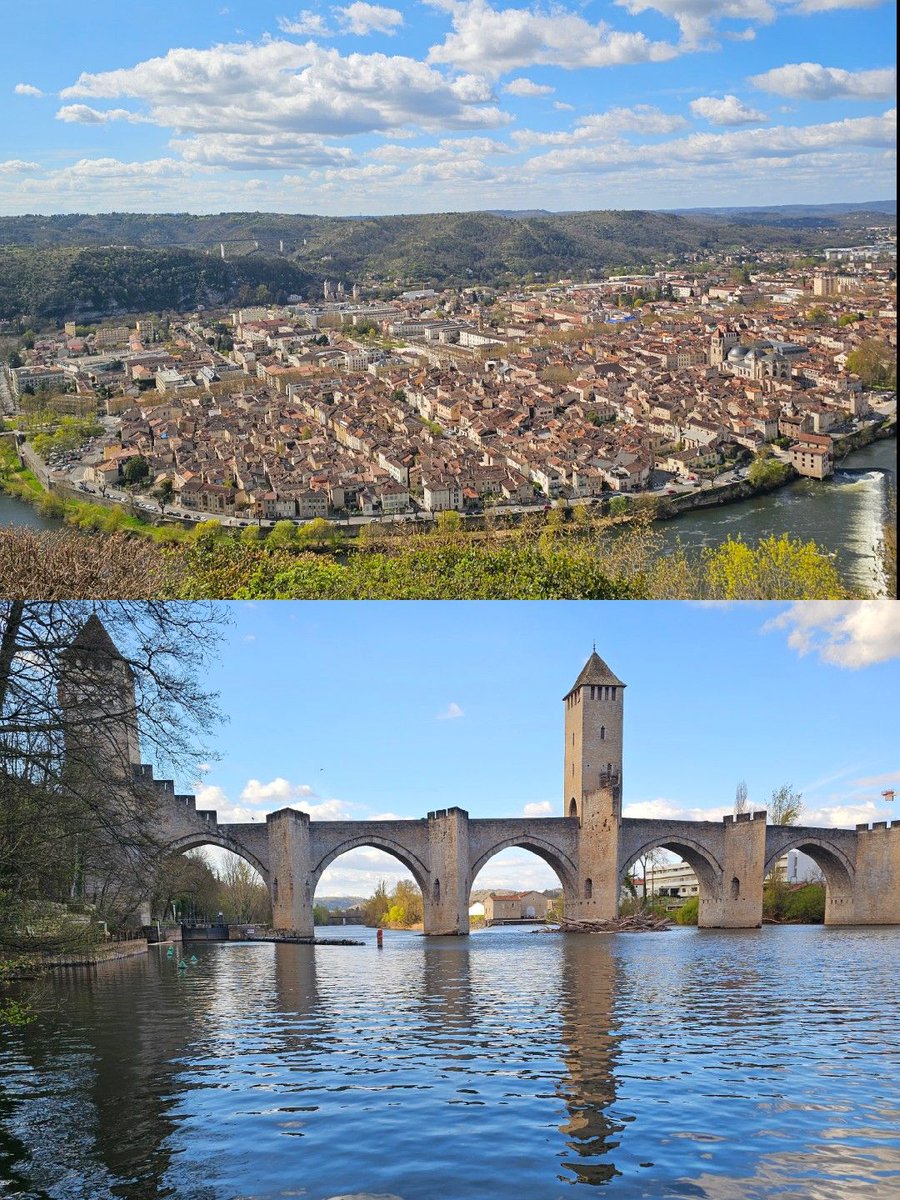 alainda91's tweet photo. Point de vue sur Cahors et sur son célèbre pont Valentré. 
#cahors #montsaintcyr https://t.co/7MnEjPcHs9