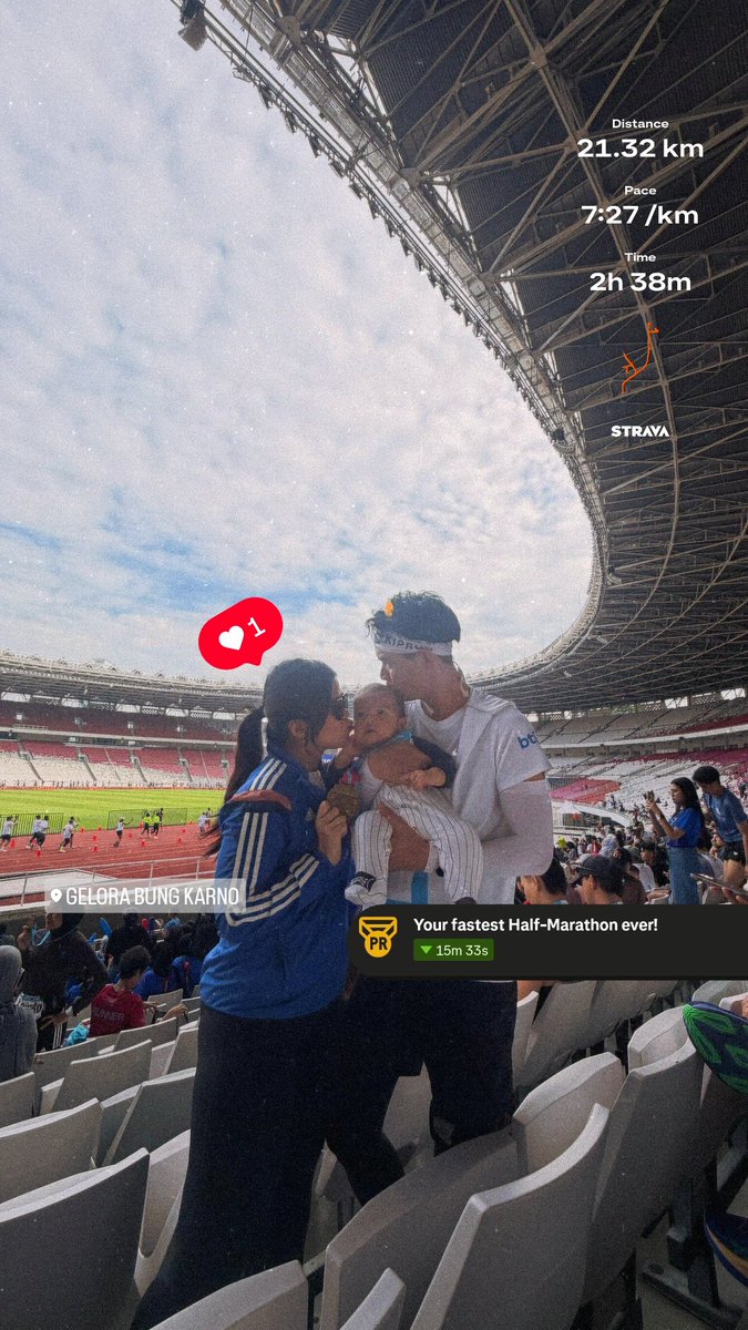 vkarr13's tweet photo. Selesai sudah perjalanan half marathon... 

Selanjutnya virgin full marathon! https://t.co/jvUabLtvtW