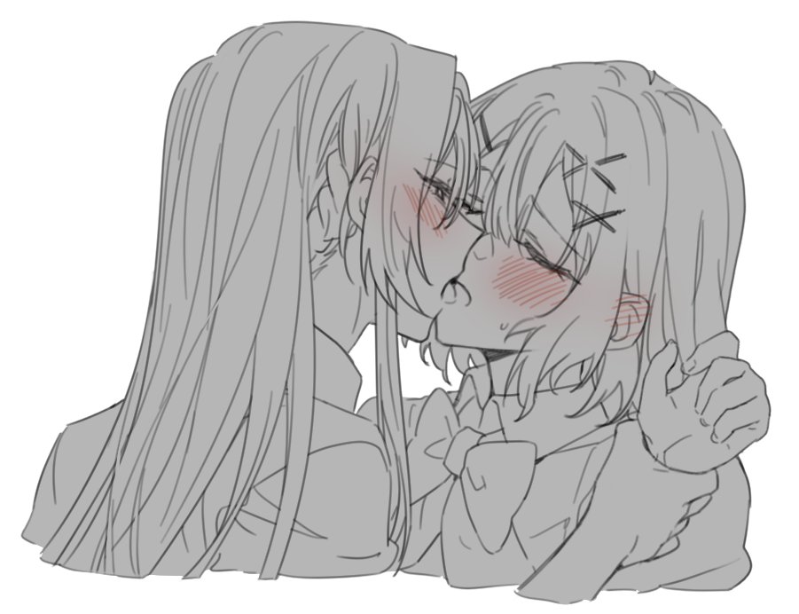 neruyuribear's tweet photo. 뭔가 6월14일 키스의 날이라고 해서 지나기 전에 후다닥 그린 마이레나 키스키스
#わたなれ https://t.co/eiPEX7WtnZ