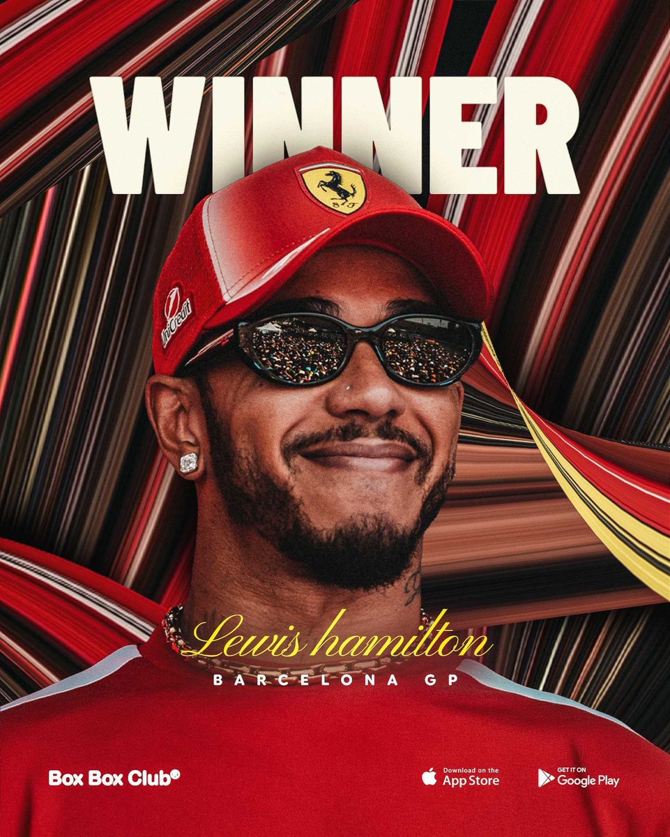 BoxBox_Club's tweet photo. LEWIS HAMILTON WON THE SPANISH GRAND PRIX!! https://t.co/Km2YUEomZ4