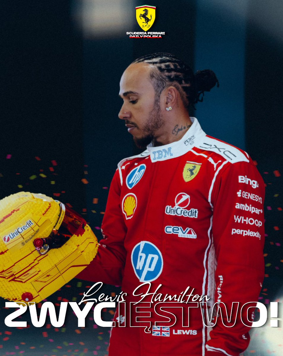 FerrariDailyPL's tweet photo. GET IN THERE LEWIS!

LEWIS HAMILTON PO RAZ PIERWSZY WYGRYWA WYŚCIG W BARWACH FERRARI!

#F1PL #BarcelonaGP #ElevenF1 https://t.co/TaBTGM7l1W