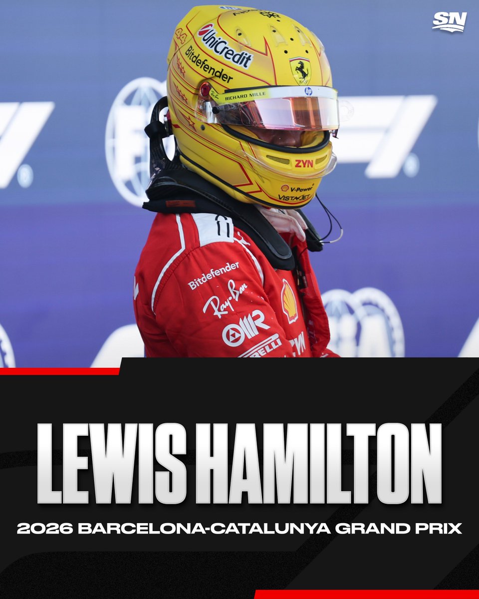 Sportsnet's tweet photo. FIRST WIN WITH FERRARI 🏆

LEWIS HAMILTON WINS THE BARCELONA-CATALUNYA GRAND PRIX 👏 https://t.co/oBN0KHFAkZ