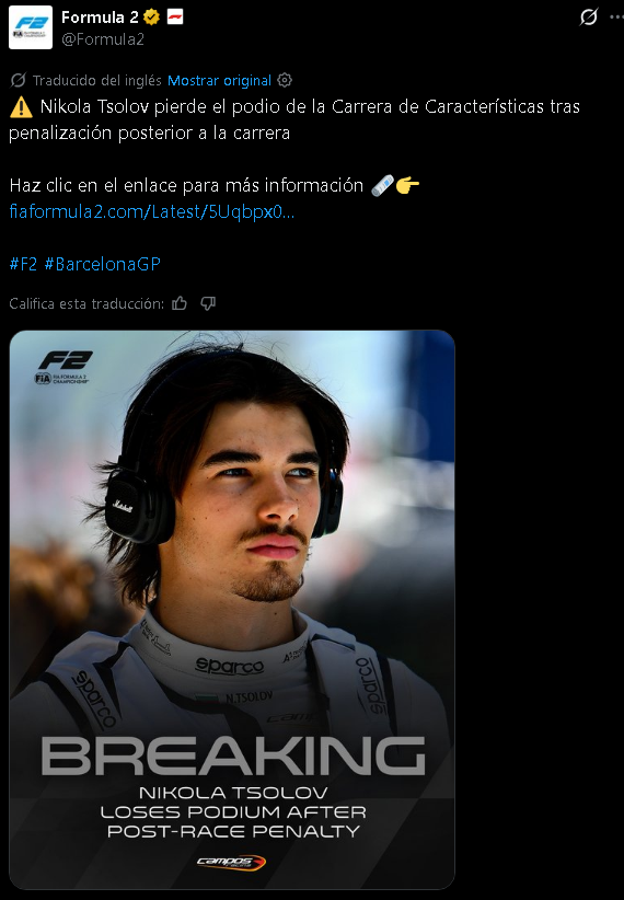 KolduX999's tweet photo. @WinamaxDeportes le han quitado el podio a Tsolov y ahora es de Mini https://t.co/iNVZclW3mn