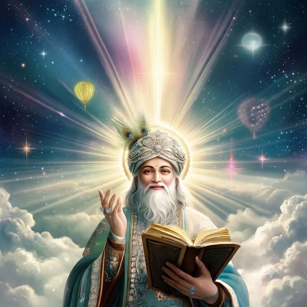 SAnewsMP's tweet photo. 5️⃣ गीता अध्याय 15 श्लोक 16, 17 में क्षर, अक्षर और उत्तम पुरुष का वर्णन आता है। उत्तम पुरुष को सर्वोच्च सत्ता (परमेश्वर) बताया गया है।
#BhagavadGita #SpiritualPath #sanewsmadhyapradesh https://t.co/a4SGuXnUeB