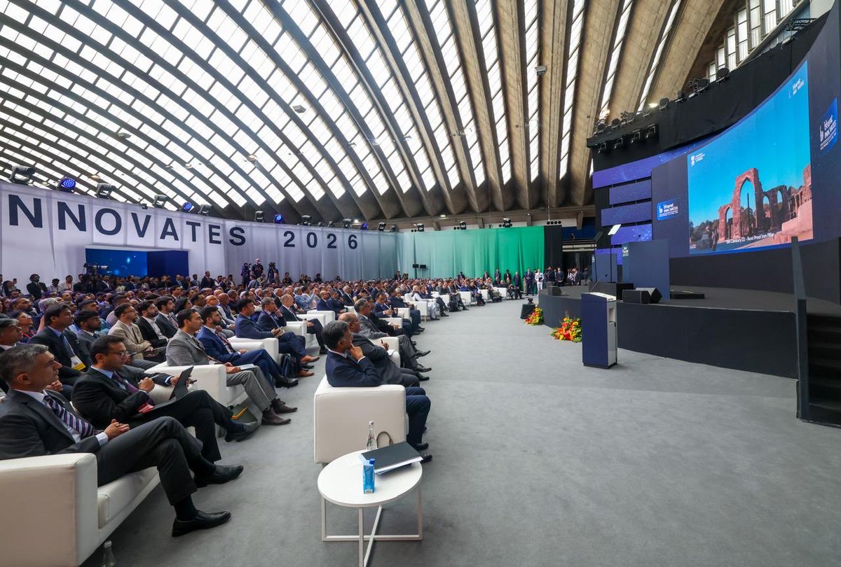 EduMinOfIndia's tweet photo. Hon'ble Prime Minister Shri @narendramodi and the President of the French Republic, H.E. Mr. @EmmanuelMacron today jointly inaugurated the maiden edition of Bharat Innovates 2026 at the Palais des Expositions de Nice, France. Organized by the Government of India as an initiative of the Union Ministry of Education.

Read more: https://t.co/kGvsku0SUW

#BharatInnovates2026