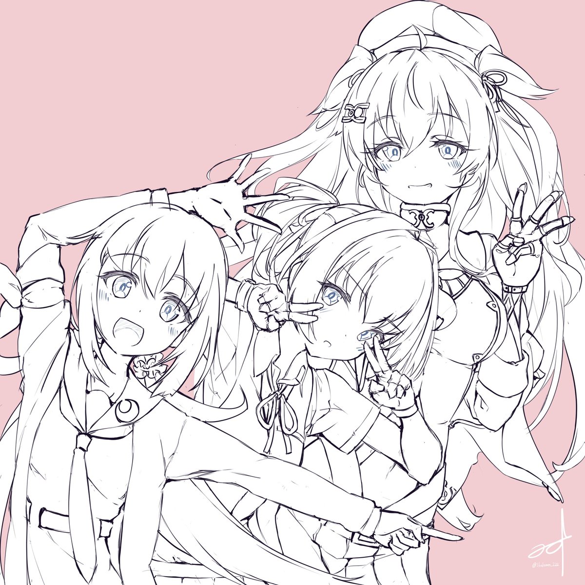 shakomen_222's tweet photo. 勢いのみでここまできた

モノクロだと誰かわかりにくい https://t.co/AxKZCRAqv3