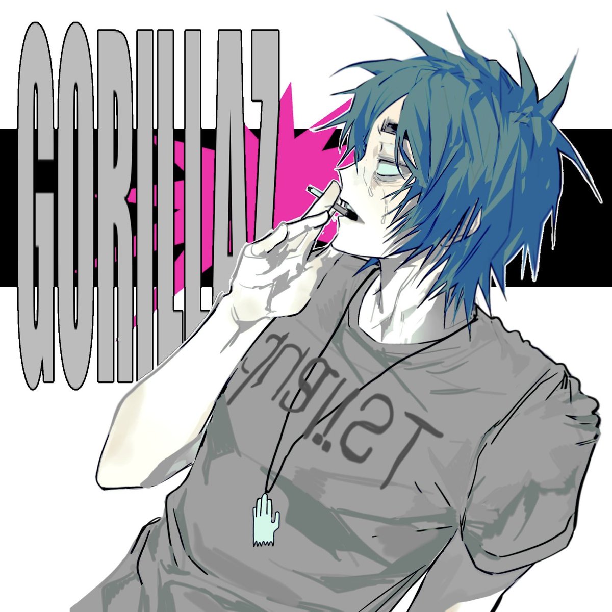 2lpxx_Pi's tweet photo. #gorillaz #2d https://t.co/vbbXimA3o8