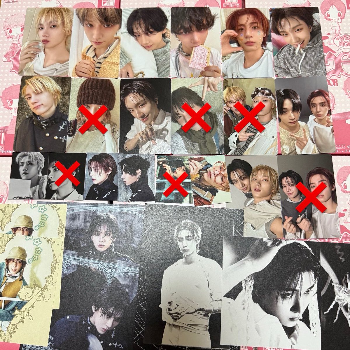 __jwpag's tweet photo. BOYNEXTDOOR ボネクド トレカ 交換
HOME HMV タワレコ 特典 過去トレカ
買取頂ける方探しております

【譲】ソンホ リウ ジェヒョン
        テサン イハン ウナク

まとめての方優先、お値下げ可能
できるだけ手放したい為、金額相談お気軽にお声掛けください！ https://t.co/VhI5KusJe7