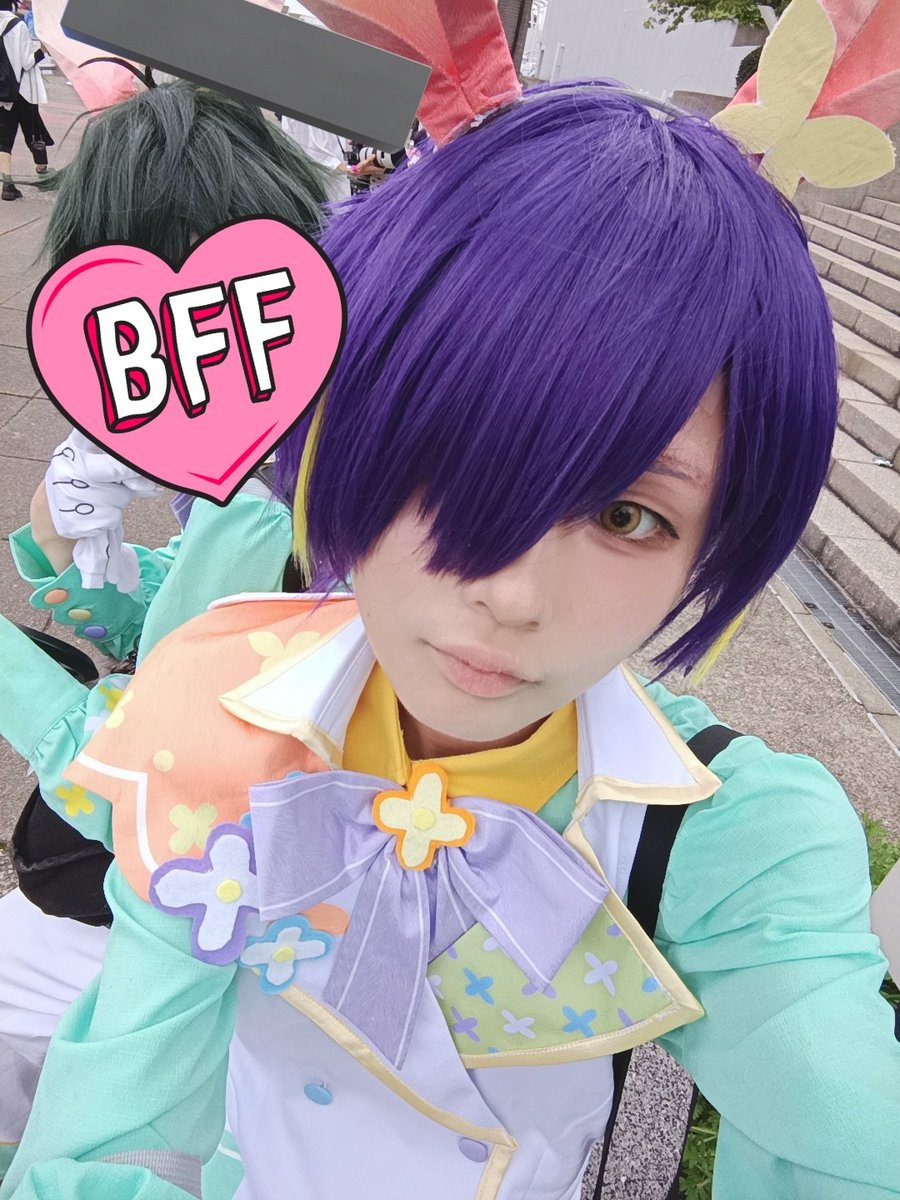 geranium__cos's tweet photo. 本日は交流、お声がけありがとうございました～🐰るりことの念願のぱふぃばにちゃん✨️たのしかった🎶
お写真DMにてお待ちしております🙇
名刺の方は後日回らせていただきます💦 https://t.co/nIgIRZedCo