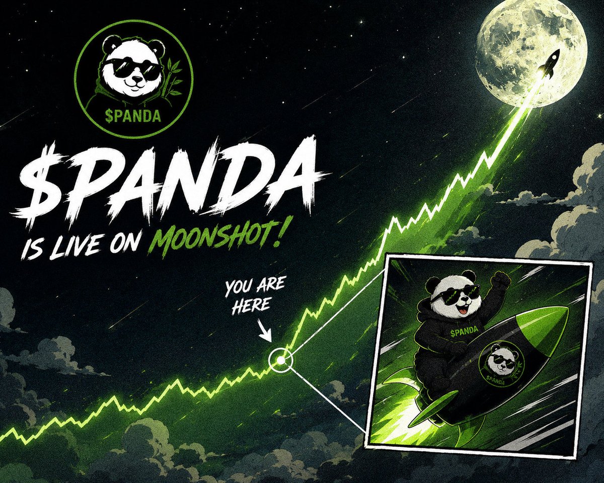 Panda_Timex's tweet photo. 🐼 $PANDA is LIVE on Moonshot! 🚀

The chart is young.
The community is growing.
The holders are accumulating.

Still at floor-level pricing.

The biggest gains often happen before everyone starts talking about them.

You are still early.

🔗:
https://t.co/o957FQQxXP

#PANDA #Moonshot #CryptoCommunity