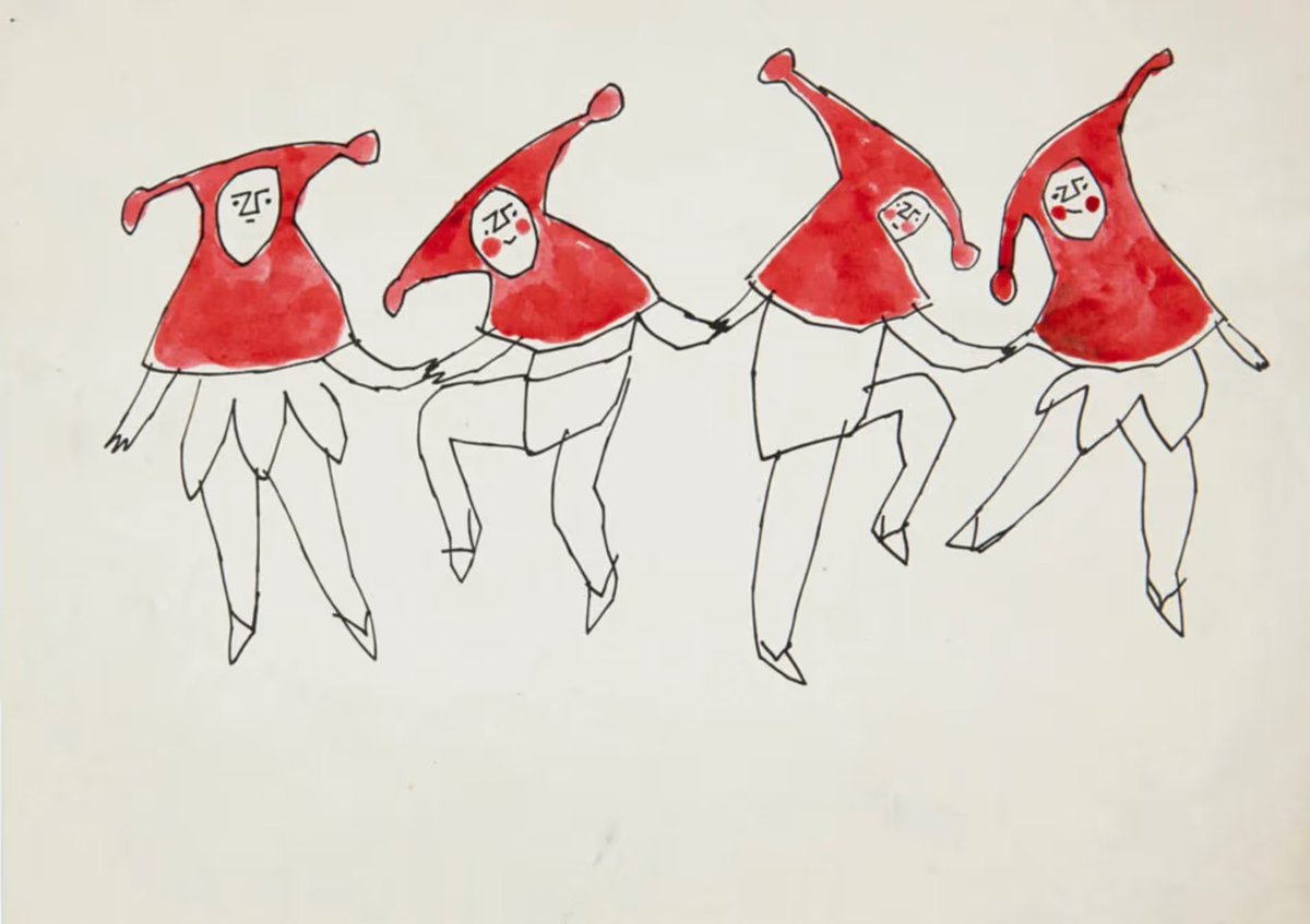 zarandillo's tweet photo. Christmas Card
Andy Warhol
ANDY WARHOL, c.1951. BLOTTED INK AND FOUNTAIN PEN ON PAPER. https://t.co/o2lpeYzgSP