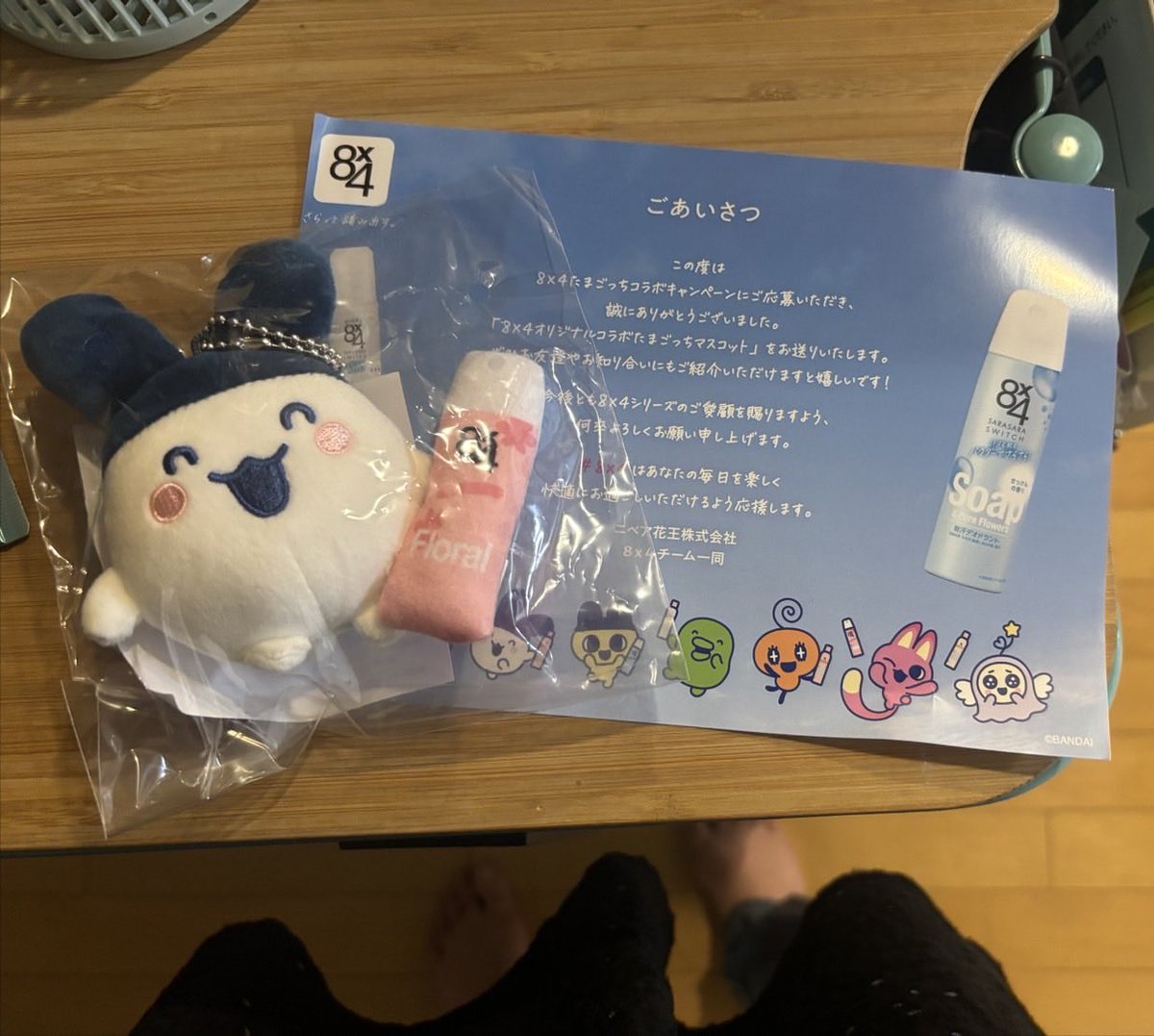 okv03's tweet photo. ひぇ〜〜:;((°ө°));:当たった〜！
ありがとうございます😍😍😍😍
 #エイトフォー  #たまごっち https://t.co/Gc0xALBdKi