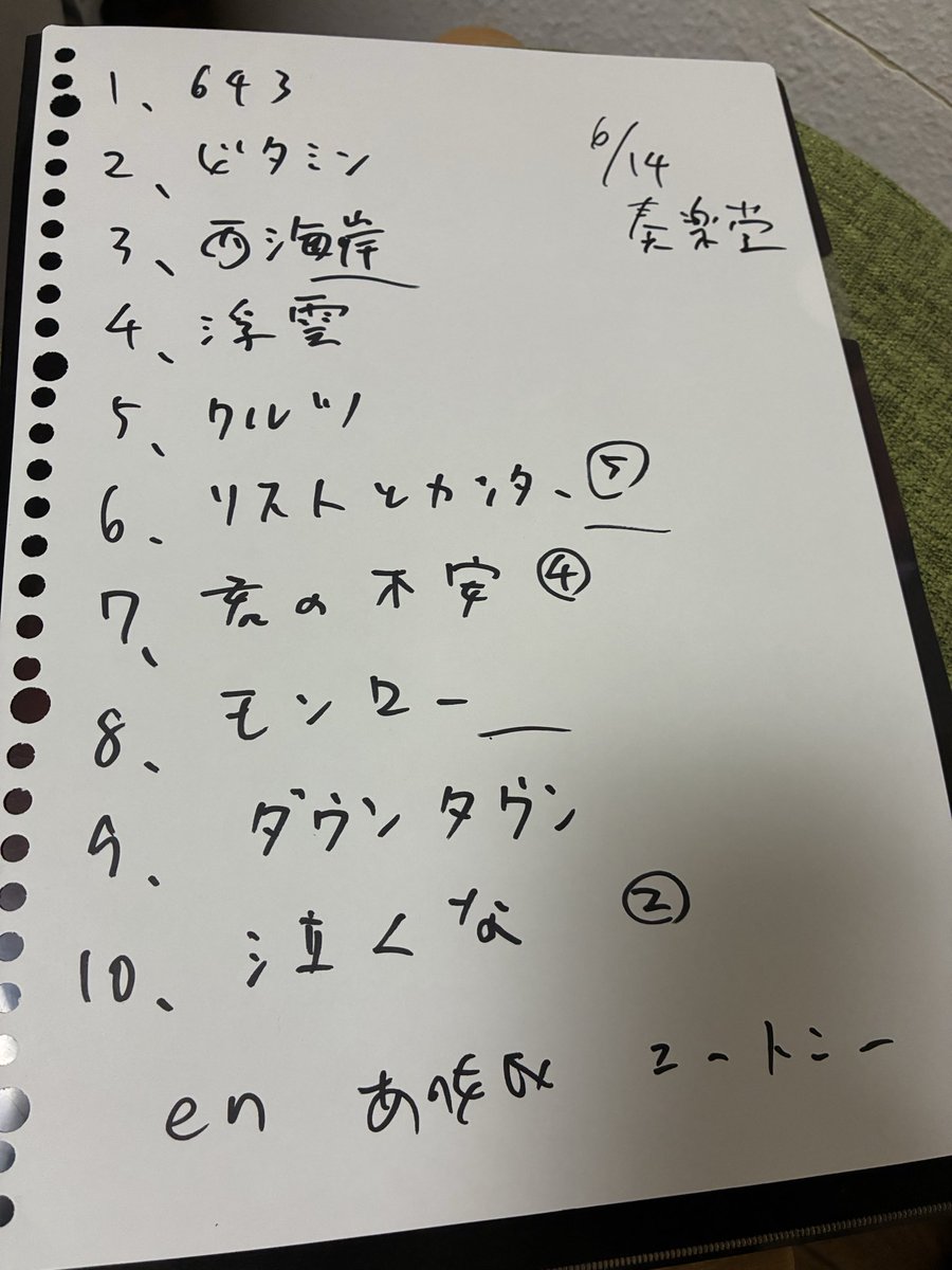 asstellus's tweet photo. 日にち間違えて再投稿。
リクエストありがとうございました。
本日のセットリストは下記の通り。
疲れ過ぎて少々硬めのブログ。

次は7/5東京、7/18名古屋、8/13名古屋、9/5仙台、
あと他に年内は1本は決まってる。村

https://t.co/A4hGTeEKPo https://t.co/1H1iRJzhjH