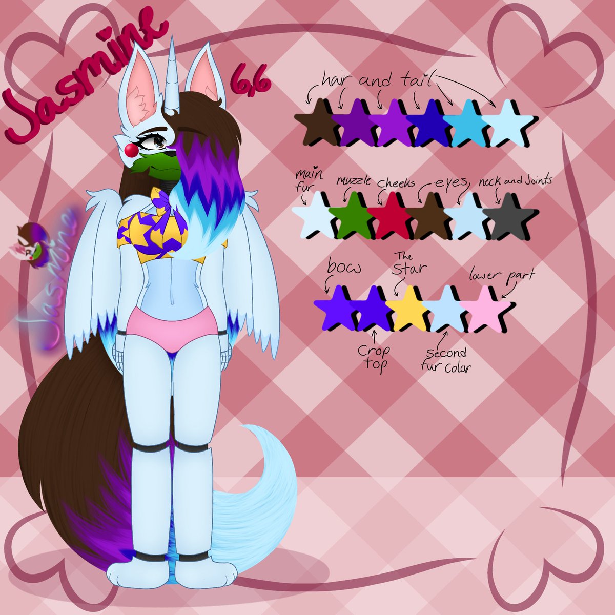 DrawsJas's tweet photo. Old &amp; Slight Remake: Jasmine 

#oc #fnafoc #digitalart https://t.co/1evdB9qONW