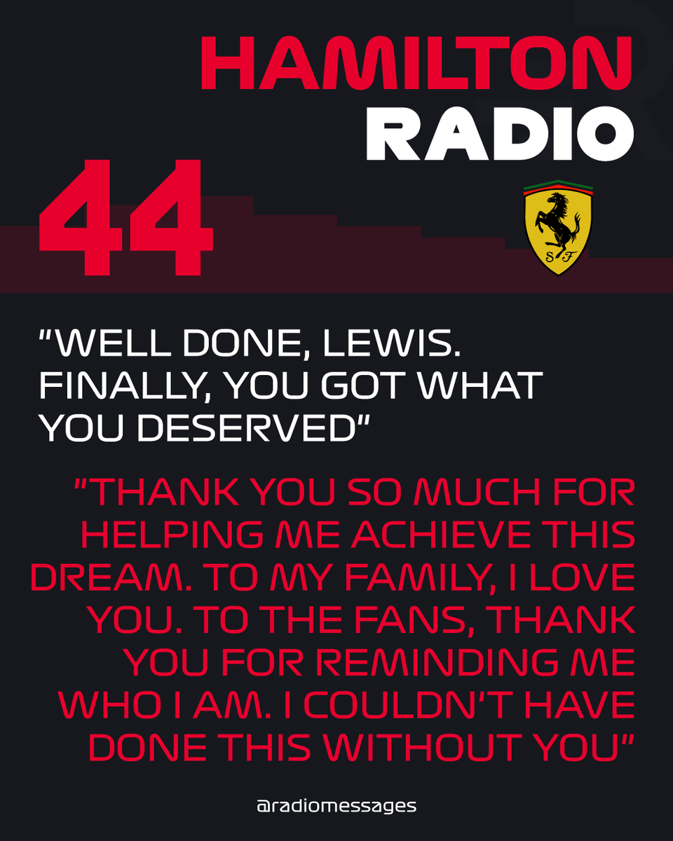radiomessages's tweet photo. Hamilton first Ferrari Grand Prix 🏆 #BarcelonaGP #F1 https://t.co/2XRKGkYUlp