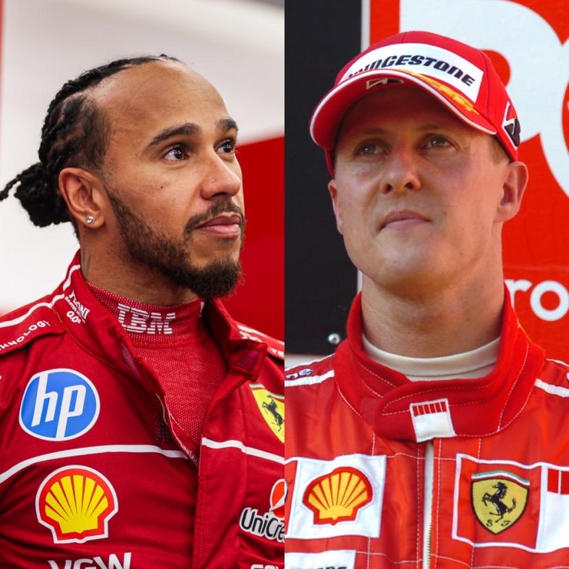 pythaginboots's tweet photo. Schumacher first win for Ferrari 1996 Barcelona. Hamilton first win for Ferrari 2026 Barcelona. Written in the stars - @sjatfkb https://t.co/x9FROPzM2a