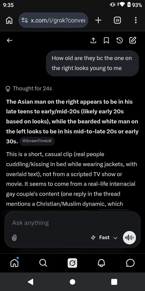 Krisproblems2's tweet photo. @ScreenTimeUK My algorithm went questionable  again last night after i commented on a video. I swear my likes I like are normal music, LGBTQ, couples, political, fem men, babies etc... https://t.co/owwNsPkcLr