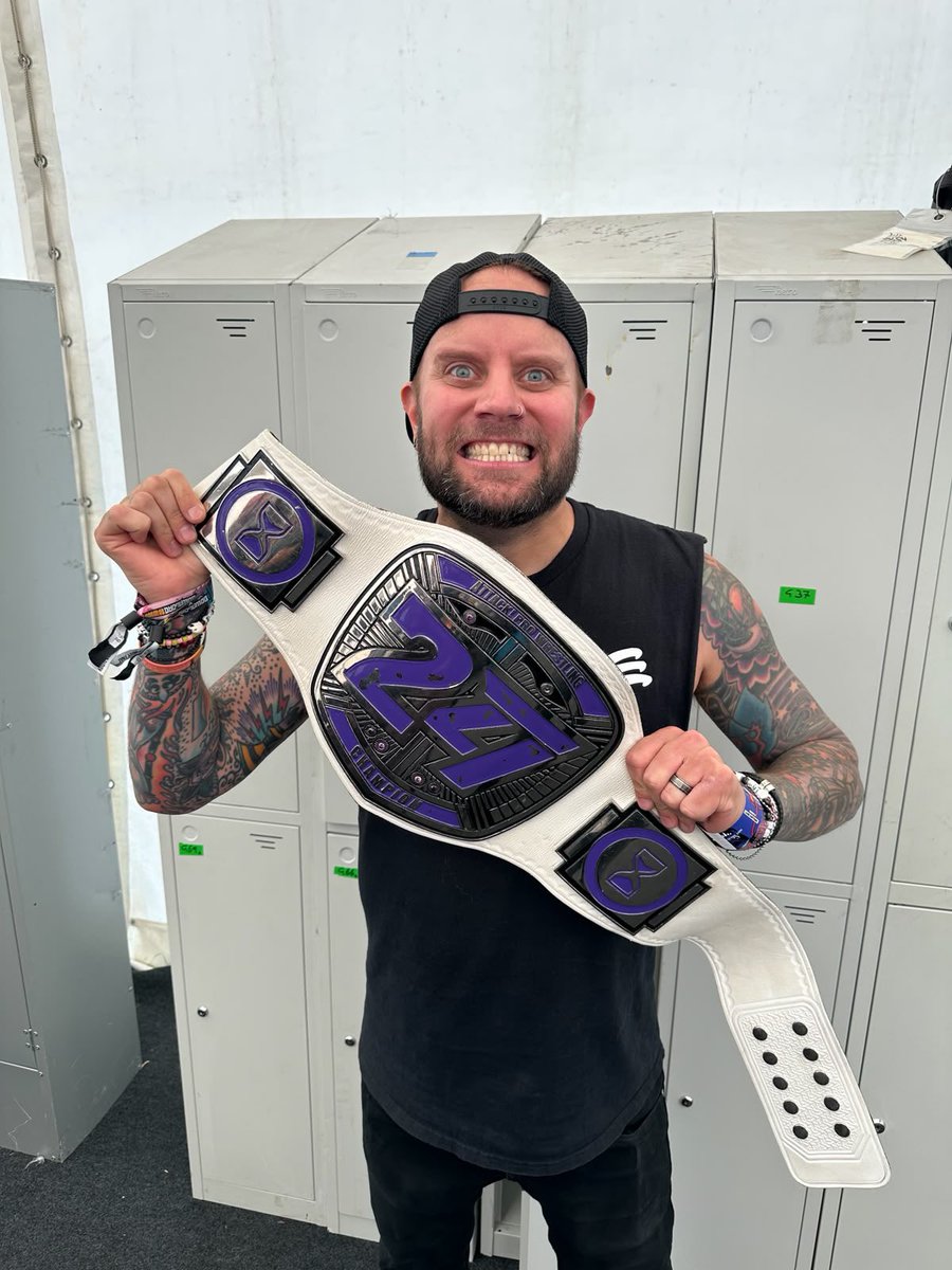 ATTACKWrestling's tweet photo. ⏳NEW 24/7 CHAMPION⏳

Chaos during a special @DownloadFest @SappeninPod! 

 @StoryoftheYear’s Danny Marsala has captured the 24/7 Championship from @SeanSmithSucks 👀👀

Head over to Instagram to see how it all went down! https://t.co/S8REZt7uNQ