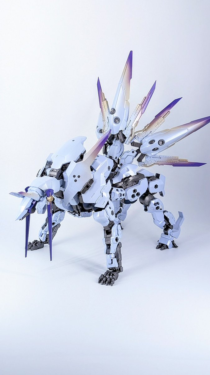 Offlinecage's tweet photo. 差し替えなしでウィアード・テイルズに変形するブイトールを作ってみた
#ヘキサギア https://t.co/xpbPlncka6