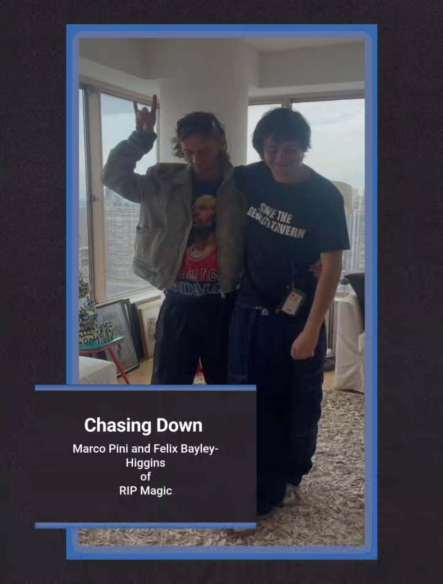 eli_enis's tweet photo. RIP Magic are probably going to be huge. 

I talked to the London dance-punks about working with LCD Soundsystem, their funk/disco influence, Kevin Parker-related antics, their favorite pre-game songs, and much more.

https://t.co/0Q9XfsVoBV https://t.co/zBWO1A09Lj