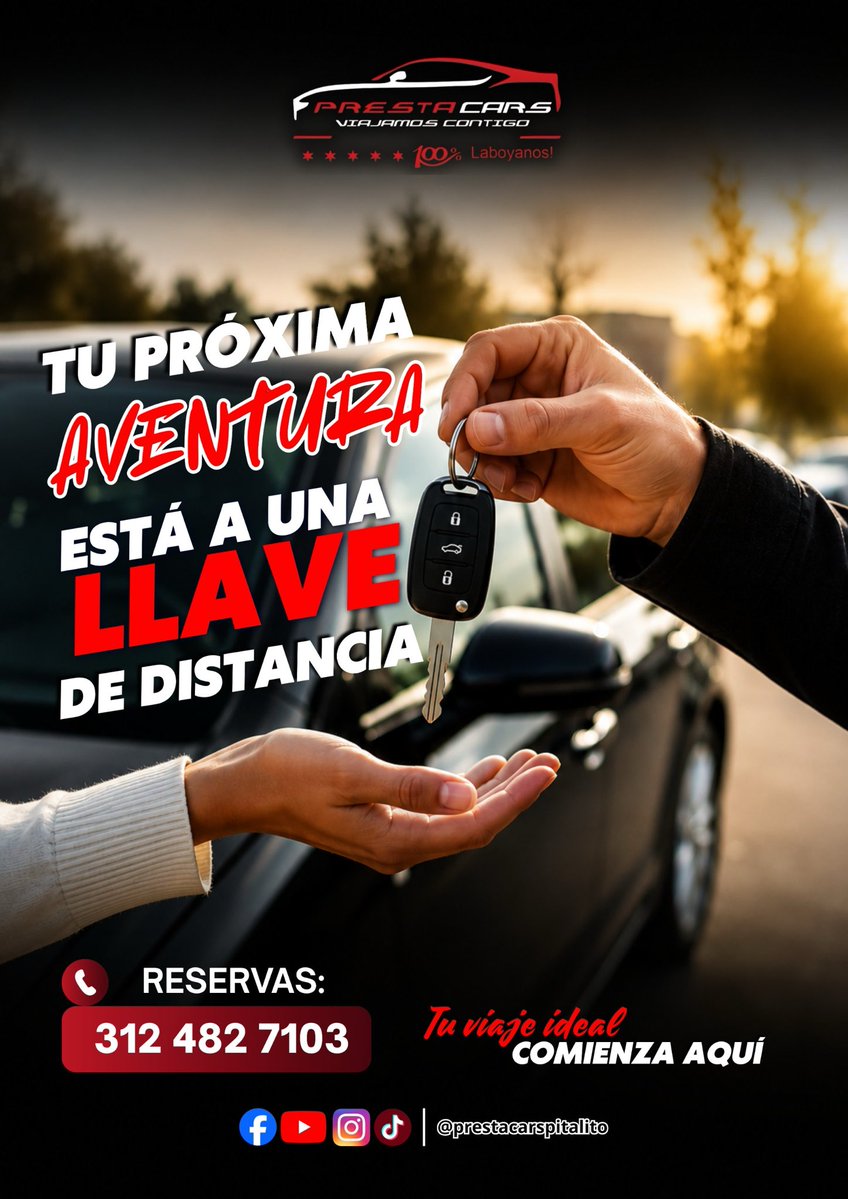 GabrielChicue's tweet photo. PRESTACARS@ VIAJAMOS CONTIGO# 3124827103 https://t.co/VWpB7IChgN