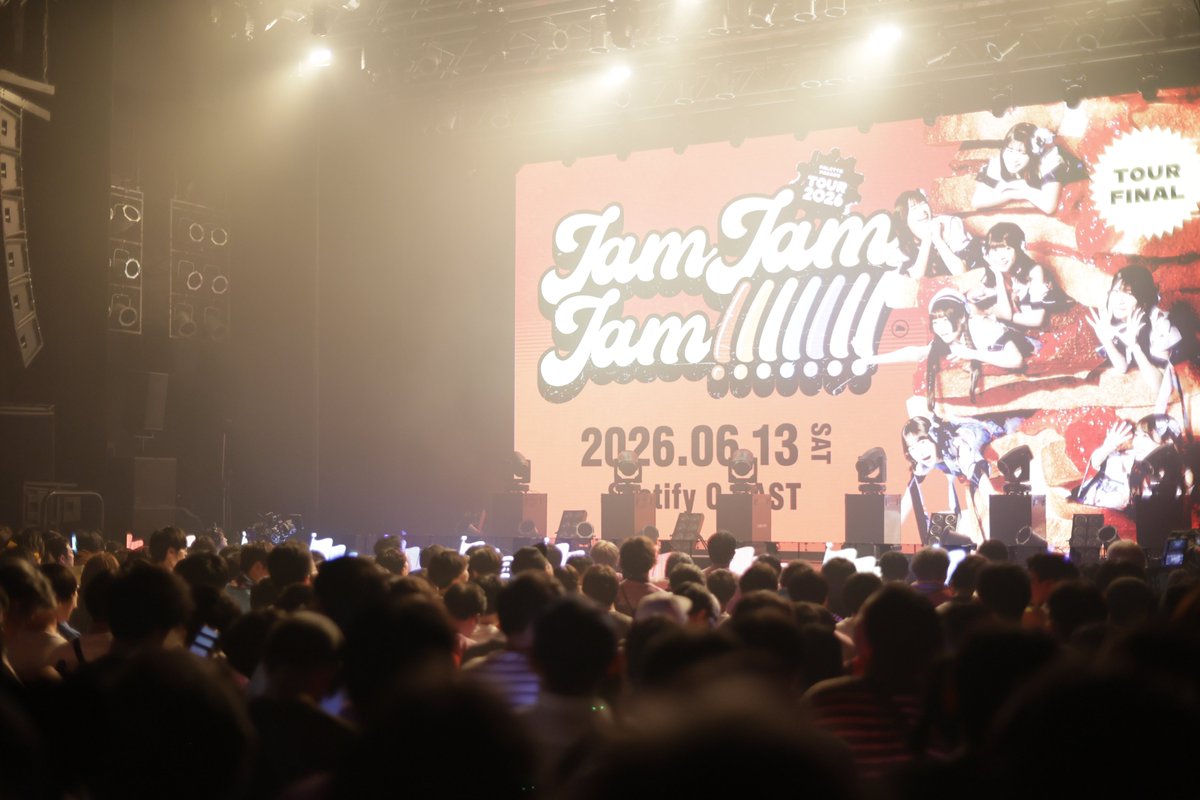 u0na1205_o0v0o's tweet photo. 2026.06.13 Palette Parade 全国ツアー2026『JAM JAM JAM!!!!!!! -FINAL-』(Spotify O-east)
サブ機ワイド画 撮って出し 1/10
#PaletteParade
#パレパレ
#JAMJAMJAM https://t.co/E6G0c75WTm