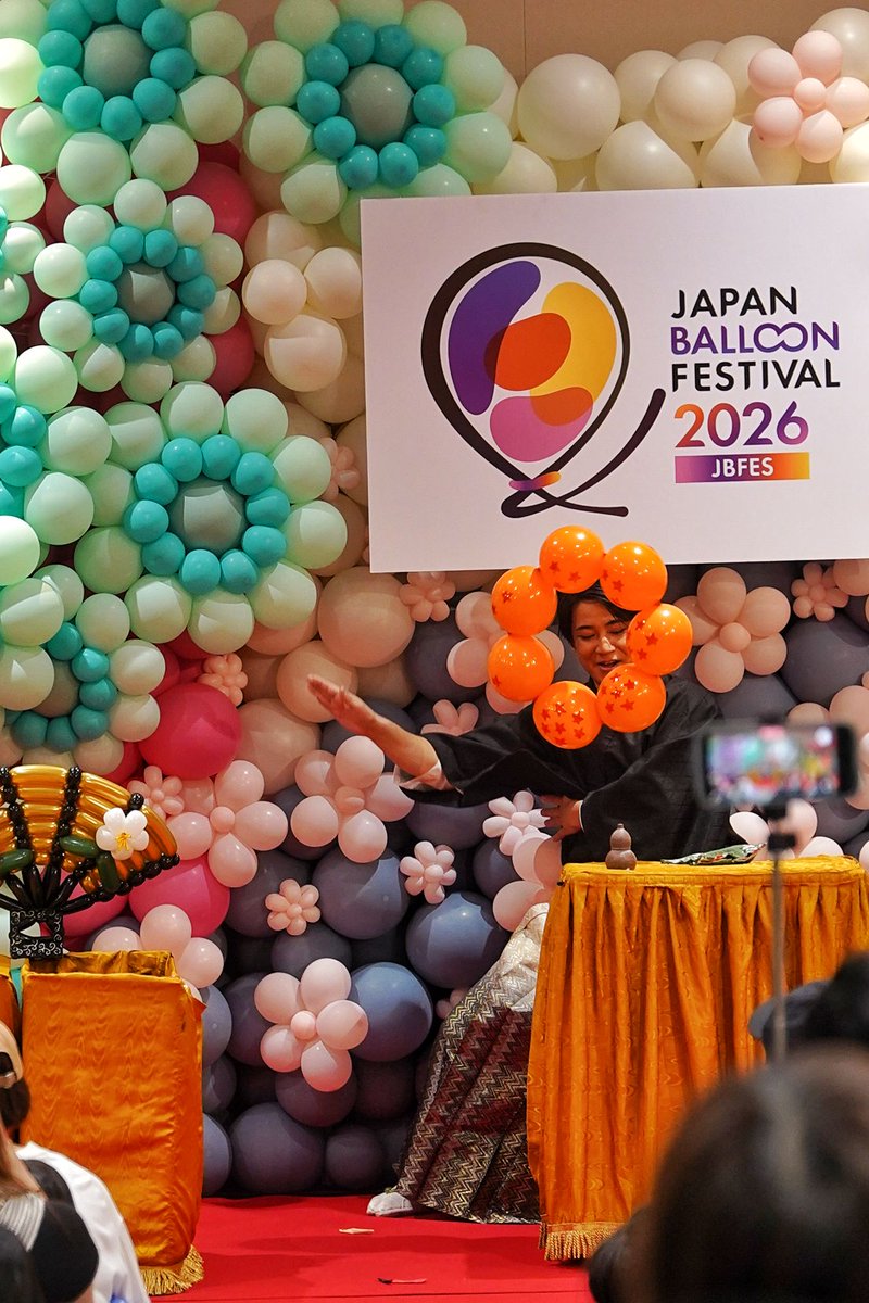 jy_skyadd's tweet photo. 6/14
Japan Balloon Festival 2026
Syan さん
イオンモール Nagoya Noritake Garden
その2
イベントのとり。観客がバルーン関係者や愛好家の方々なので、きっと私が思う以上にバルーンパフォーマンス神のパフォーマンスを堪能されたと思います。☺️
#Syan
#jbfes #japanballoonfestival https://t.co/P3ItSN8X4m