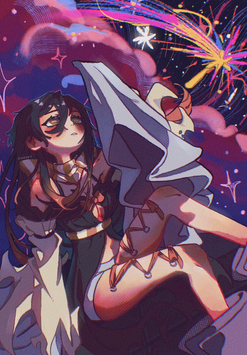 chikurii_'s tweet photo. Amo and the stars! 
 #GACHIAKUTA 
**    .
　　 *✷   .　 +  ˚   
　 ✷   ✧　 ˚ 　✫ 　　　　
　　　.    ✵  　 
　　✵  　· 　　　 * 
 . 　　  　　 .　 *  . 
　　　　　  　　　　　  · ✷ https://t.co/DpvzEvMMbh