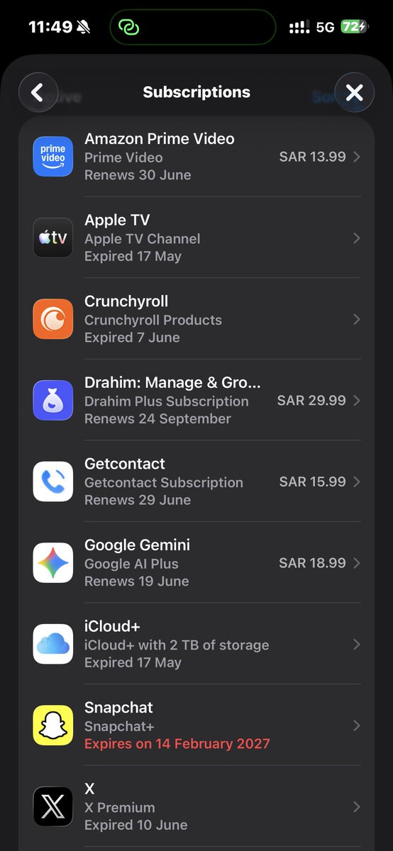 7snAqlTech's tweet photo. كيف تتابع اشتراكاتك وفواتيرك الشهرية؟ 

اضفت طريقة تقدر تتابع اشتراكاتك في ابل بصورة وحدة بس والتطبيق يجمعها لك ويتابعك بشكل تلقائي السداد 

وايضا فواتيرك الشهرية كاملة

الصدق اول مرة اعرف اني ادفع شهريا الف ريال https://t.co/PLZc7XcIAR