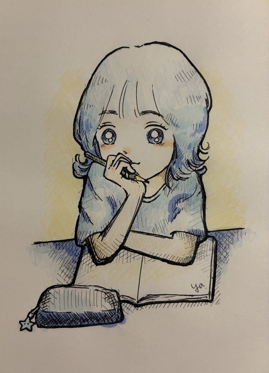 ya18628903's tweet photo. ふむ。
全然勉強がはかどらない。

#落書き
#イラスト
#絵 https://t.co/488tRG7x88