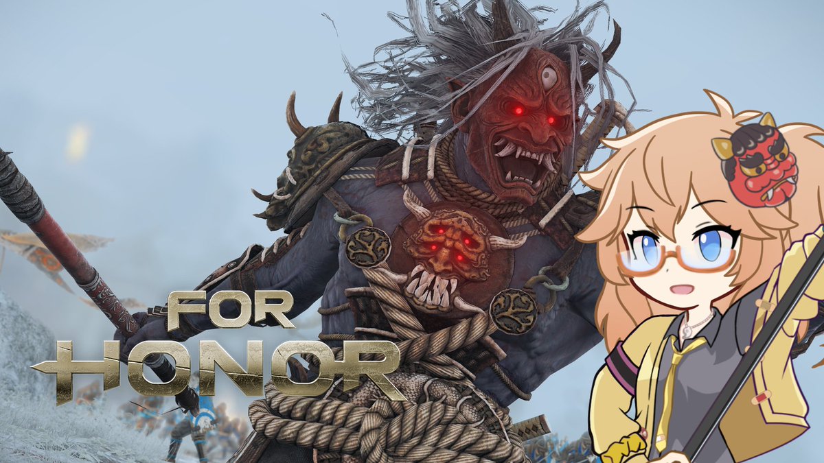 shizuki__72's tweet photo. 【ForHonor】新ヒーロースキンDBDの鬼とコラボだよ全員集合！ #春日部つむぎ 【VOICEVOX実況プレイ】

【ニコニコ動画版】 
https://t.co/QH0Rwerad5
#sm46436269　#ニコニコ動画

【YouTube版 】 
https://t.co/zESQ19SRHc

 #ubisoftpartner #ad #フォーオナー #ForHonor https://t.co/jFMATymjgp