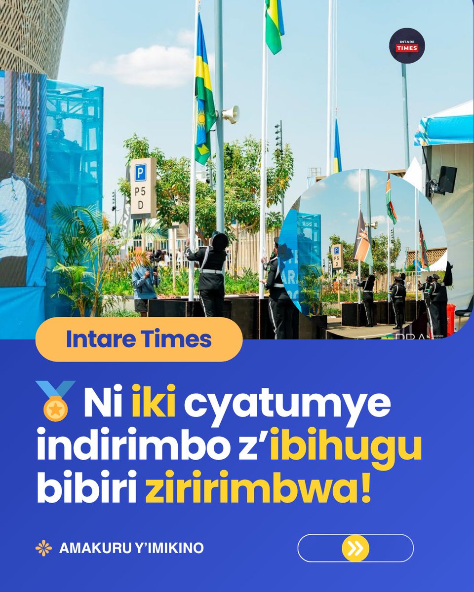 IntareTimes's tweet photo. Mu birori byo guhemba abitwaye neza muri Kigali International Peace Marathon 2026, amabendera y’u Rwanda na Kenya yazamuwe ubwo haririmbwaga Rwanda Nziza ndetse n’Indirimbo yubahiriza Igihugu cya Kenya mu guha icyubahiro abakinnyi bakomoka muri ibi bihugu bitwaye neza.

#KIPM2026 https://t.co/d5woH1ylT3