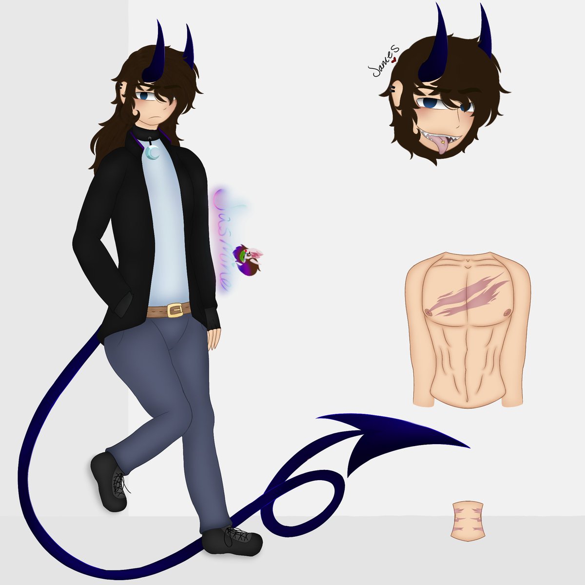DrawsJas's tweet photo. Old &amp; Remake: Nightshade 

#oc #incubusoc #digitalart #demonoc https://t.co/e6jH58dmmf