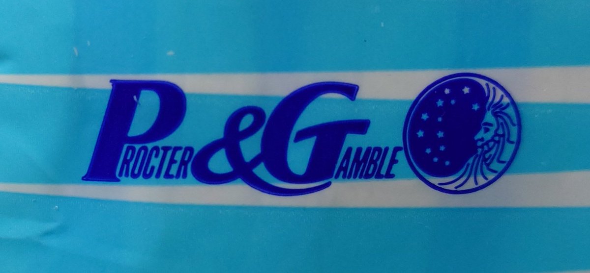 RT @sanzuipi: 古いP&Gのロゴ ・1990年代？ →大人用介護紙おむつ